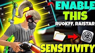 RUOK FF FULL CUSTOM HUD ️ | AIMBOT  FREE FIRE CONTROL SETTING SENSITIVITY+CUSTOM HUD