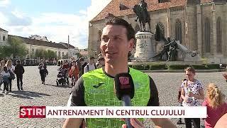 Ionuţ Rada şi Mircea Bravo, antrenament în centrul Clujului