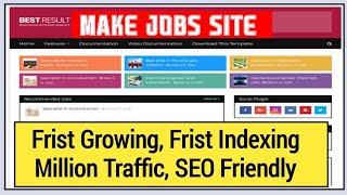 how to create job website - free template, free html code