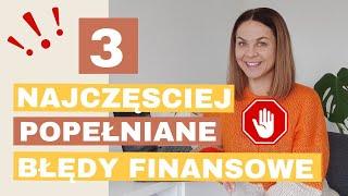 3 błędy finansowe, przez które pieniądze przeciekają ci przez palce 