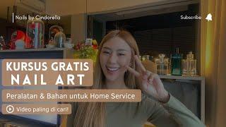 KURSUS GRATIS DAY 1 USAHA NAIL ART HOME SERVICE: PERALATAN & BAHAN