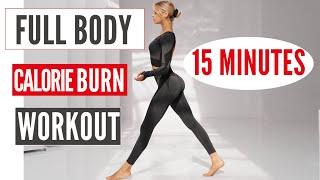 15 MIN. CALORIE BURN || no jumping // neighbor friendly || high intensity workout | Mary Braun