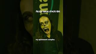 CRAZY GHOUL from FALLOUT attacks INNOCENT WOMAN #horrorshort #scary #fallout #fallout76 #fallout4