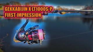 Daiwa Gekkabijin X LT1000S-P - Ultralight Fishing Impression for Trout