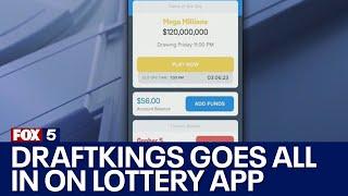 DraftKings goes all in on lottery app