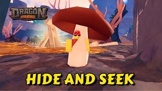 Hide and Seek with community in Dragon Adventures Roblox