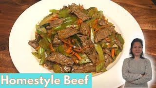 My DELICIOUS Homemade Steak Recipe! | Chinese Homestyle Beef Recipe