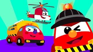 The Fire and Rescue Team  | We're the fire man! | Car Song | Tidi Songs for Children  TidiKids