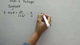 Pearl & Emerald Packages | Aim 2 | Trigonometry | Class 8 | Maths Techno | Vishwablooms