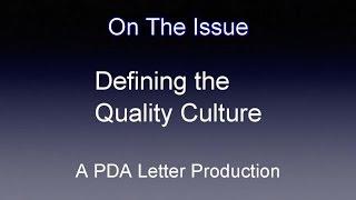 Defining the Quality Culture