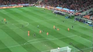 EXCLUSIVE Iniesta Gol da España World Champions. Recorded Inside of Soccer City