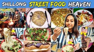 Shillong STREET FOOD Heaven in Police Bazar | Meghalaya, India| Ep-3