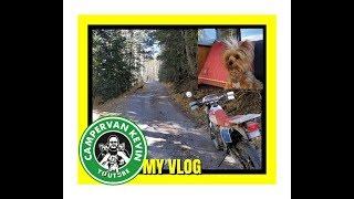 Exploring Campsite With Motorcycle and 2020 CVK Channel Sticker Idea!