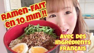 RAMEN FAIT EN 10 MIN !!