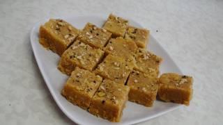 Mohanthal  Recipe Video - Besan Burfi  - Gram flour Fudge - Indian Recipes by Bhavna