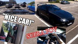 Driving my Dream car. Toyota Supra POV ~ Gross Gore ~