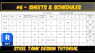Creating Schedules in Revit (Foundation, Column, Framing, and Rebar)