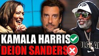 Media CRITICIZES Deion Sanders More Than Kamala Harris | OutKick The Show with Clay Travis