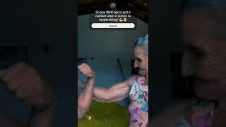 Unstoppable Granny: 70-Year-Old Bodybuilder Defies Age! #FitAtAnyAge #GrannyGains #StrongSeniors