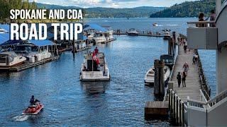 Spokane and Coeur d'Alene - USA Road Trip 2020 - Feature Film in 4K