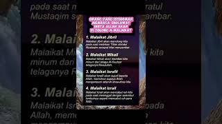 Orang yang istiqomah membaca sholawat ditolong 4 Malaikat, #malaikat #shorts #istiqomah