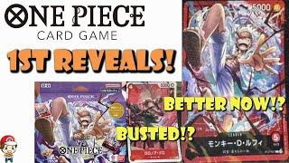 FIRST Cards Revealed from ST-21! Luffy Leader! Zoro Looks Busted! (One Piece TCG News)