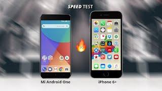 Mi A1 vs iPhone 6 Plus | Speed Test | Android vs iOS | Best Budget Smartphone?