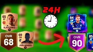 CAN I REACH 90 OVR IN 24 HOURS || FC MOBILE 24