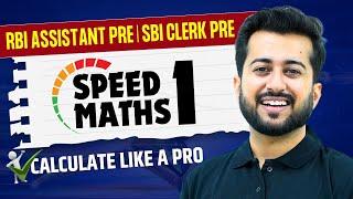  Speed Maths-01 | RBI Assistant Pre | SBI Clerk Pre 2023 | Aashish Arora