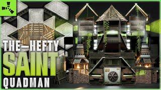 The Hefty Saint - QUAD MAN House - 60 ROCKET Raid - Easy & Safe - RUST Base Designs 2024