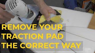 How to Properly Remove Your Surfboard Traction Pad and Get It Ready For a New Pad!!