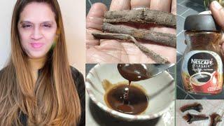 Finally: Coffee BROWN / Burgundy HAIR DYE at Home 100% Silky & Manageable Homemade Hair Dye