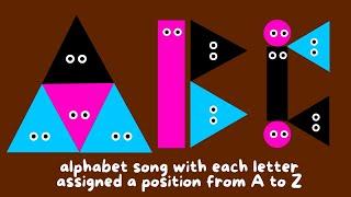 Heart Beat simple alphabet song with each letter assigned a position from A to Z