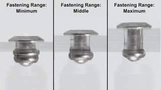 BLIND RIVET | FX type / Various fastening ranges | FASTENING PROCESS