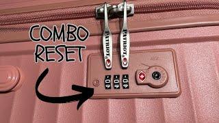 How To Set/Reset Luggage Combination Lock TSA007