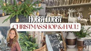 HOBBY LOBBY CHRISTMAS SHOP WITH ME! | CHRISTMAS SHOP AND HAUL | 2024 CHRISTMAS DECOR