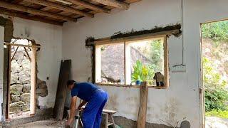 After divorce -The father took his son to renovate the old house in the countryside