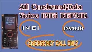 All Coolsand/Rda Cpu IMEI Repair || Voice V11 IMEI Repair Solution