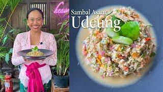 Sambal Asam Udeung, Aceh Style Spicy and Sour Prawns Sambal