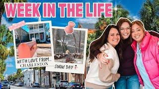 WEEK IN THE LIFE WITH US | GIRLS TRIP TO CHARLESTON AND A SNOW DAY AT HOME | WINTER HAPPENINGS