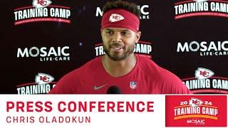 Chris Oladokun: 'I am Always Going to Come Out Here and Compete' | Chiefs Press Conference - 7/19/24