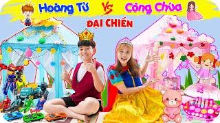 Đại Chiến Lều Công Chúa VS Lều Hoàng Tử  Min Min TV Minh Khoa