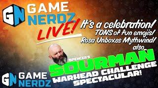 Game Nerdz Live! Milestone Celebration, News, Rosa Unboxing, Games, Sourman Returns, and More!