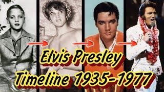 ️ Elvis Presley Transformation Timeline (1935 - 1977)  Elvis Presley 0-42 Years 