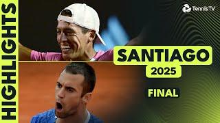 Laslo Djere vs Sebastian Baez For The Title | Santiago 2025 Final Highlights