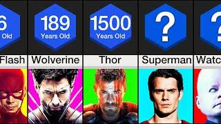 Comparison: Oldest Superheroes