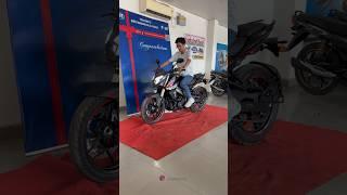 NS400 Black Delivery  #shorts #ytshorts #automobile #bajaj #ns400 #ns400z #ns200 #bikereview