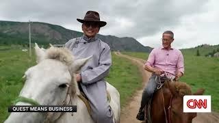 Horseback riding with Richard Quest, CNN (23.08.16)