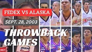 FEDEX EXPRESS VS ALASKA ACES | Sept. 28, 2003 | FULL GAME | 2003 PBA Reinforced Conference