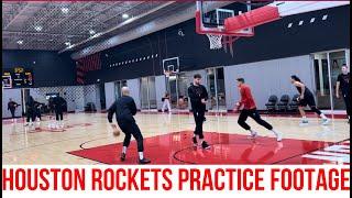 Houston Rockets: Practice Footage as Rockets Prepare for Thunder